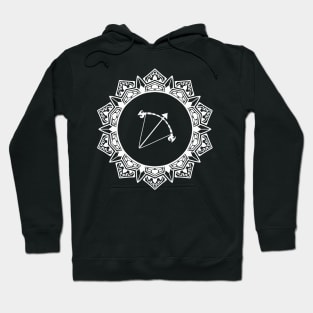 Sagittarius zodiac design Hoodie